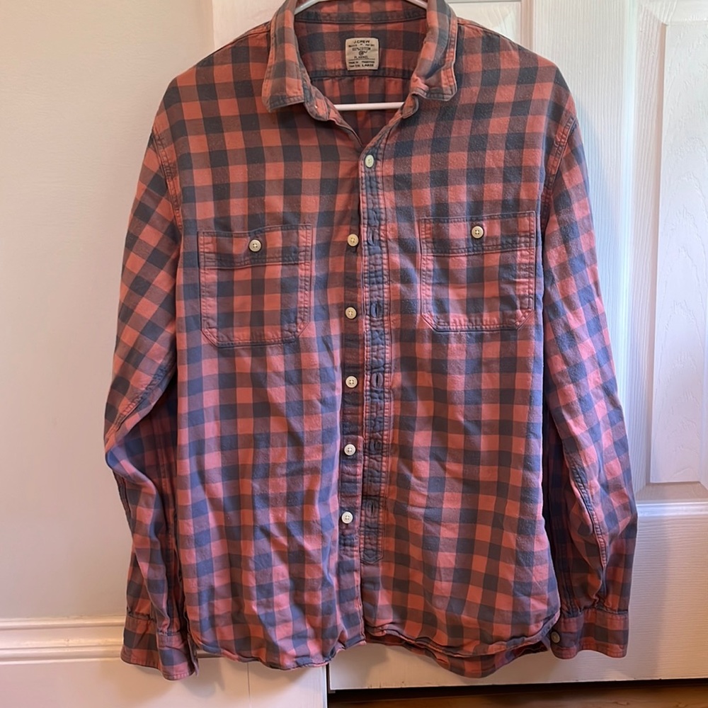 JCrew, mens large flannel